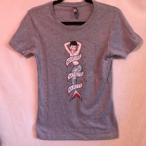 Early Print Threadless Zoolander Merman Tattoo tee